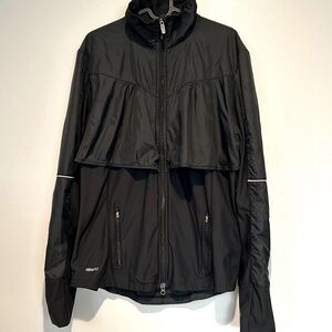 Nike FIT Cold and Wind Women's Black Running Jacket Size XL (16-18)